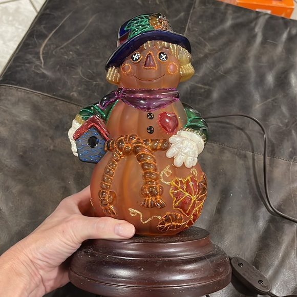Vintage Old World Christmas Halloween Jack O’ Scarecrow Light - Merck Family - Picture 9 of 10